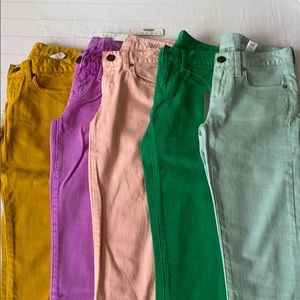 COPY - J. Crew Toothpick Skinny Denim multicolor Sz 25 26